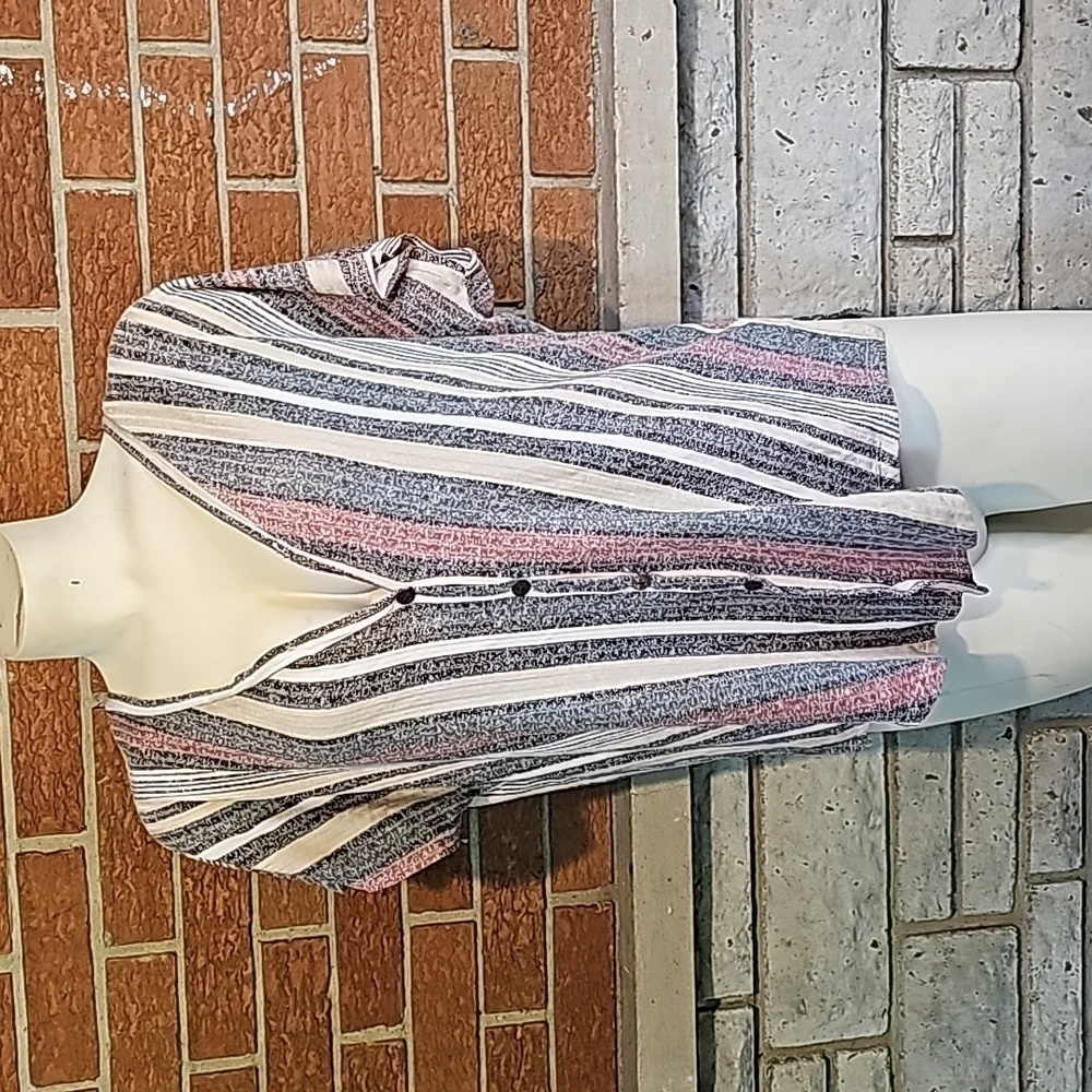 LG W5 oversized button up top anthropologie